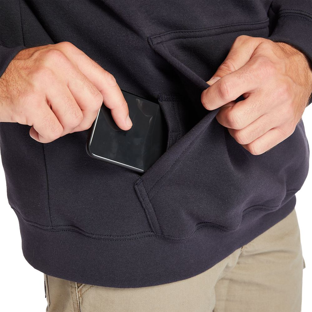 Moletom Masculino - Timberland Pro® Big & Tall Hood Honcho Sport Hoodie - ZOYEP7054 - Azul Marinho